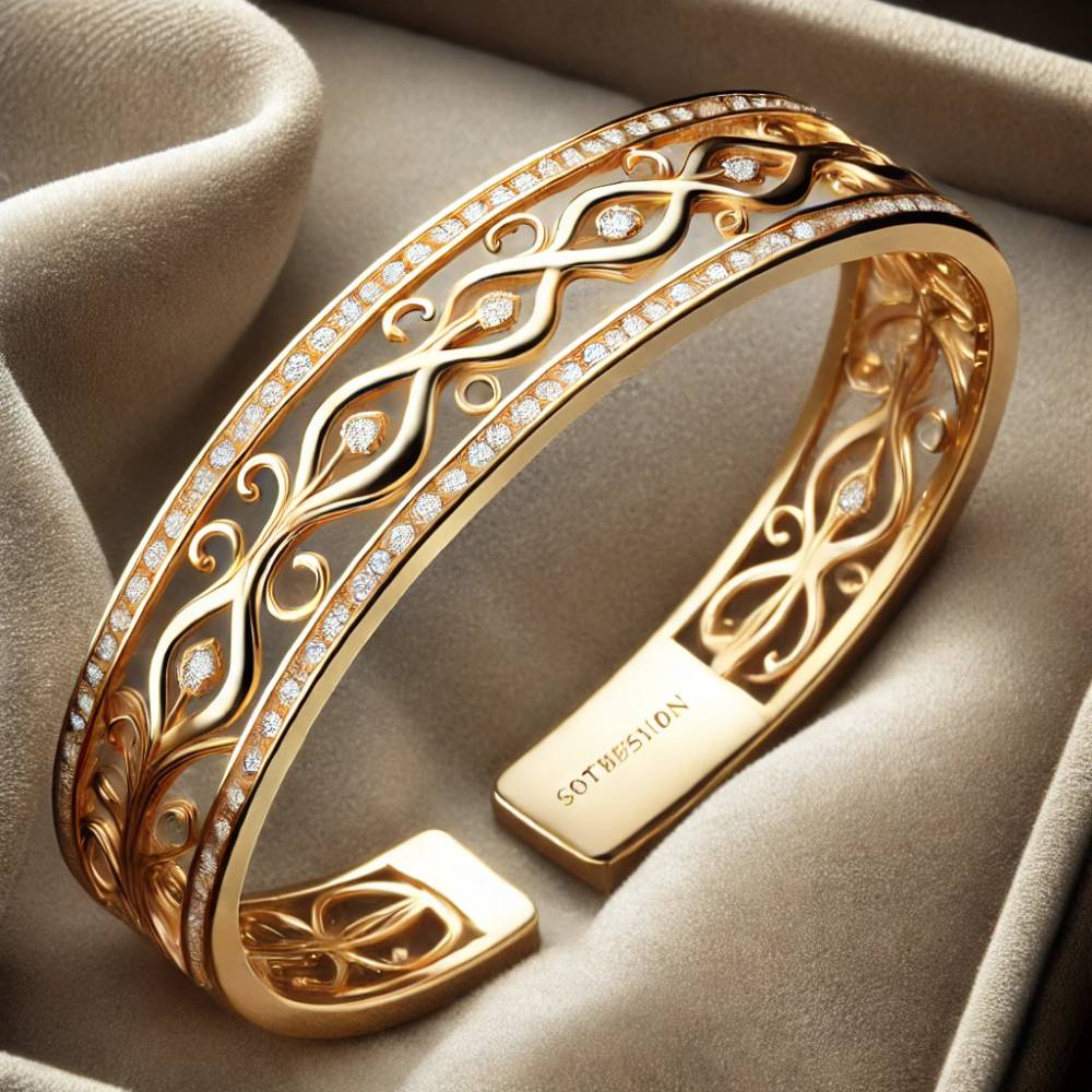 Gold Bracelet with Idols Thumbnail